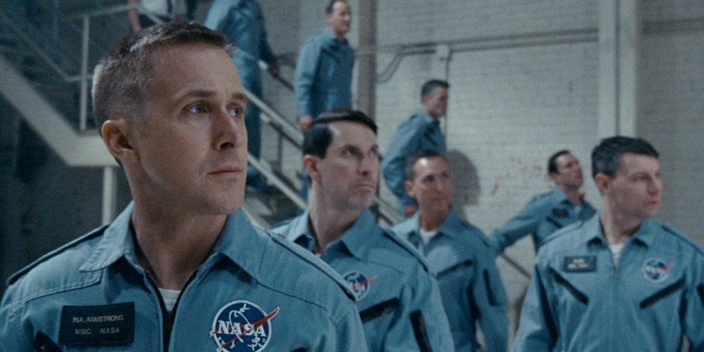 Ryan Gosling in First Man.