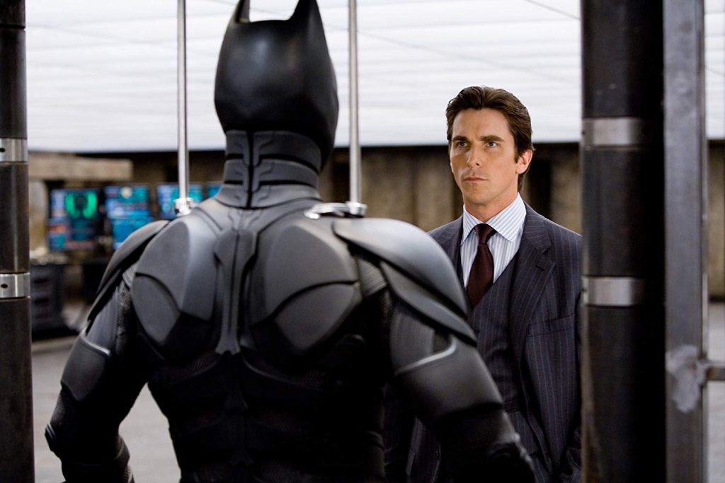 Christian Bale in The Dark Knight.