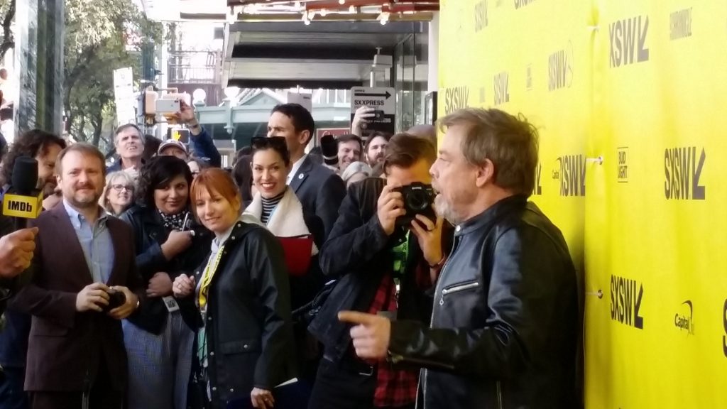 Mark Hamill attends the world premiere of The Director and The Jedi at the 2018 SXSW Film Festival.