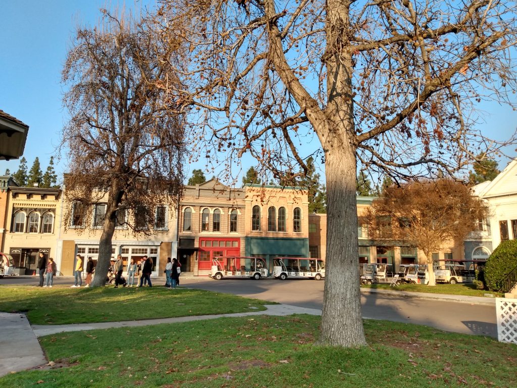 Exteriors from the Warner Brothers Studios.