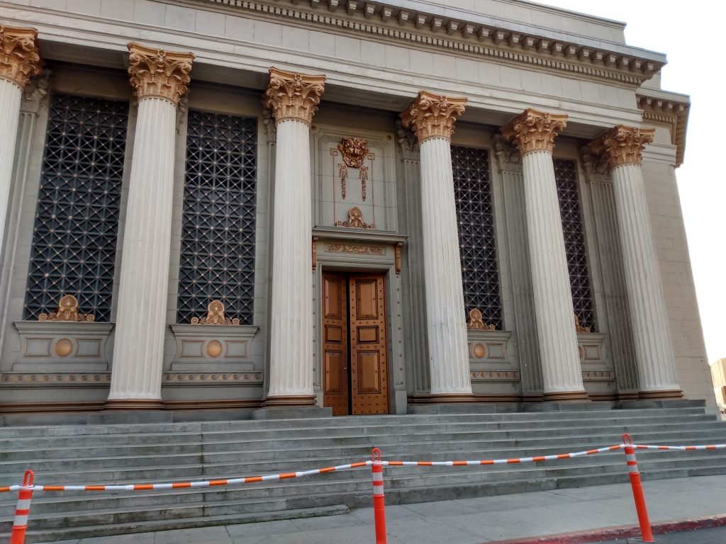 A courthouse exterior