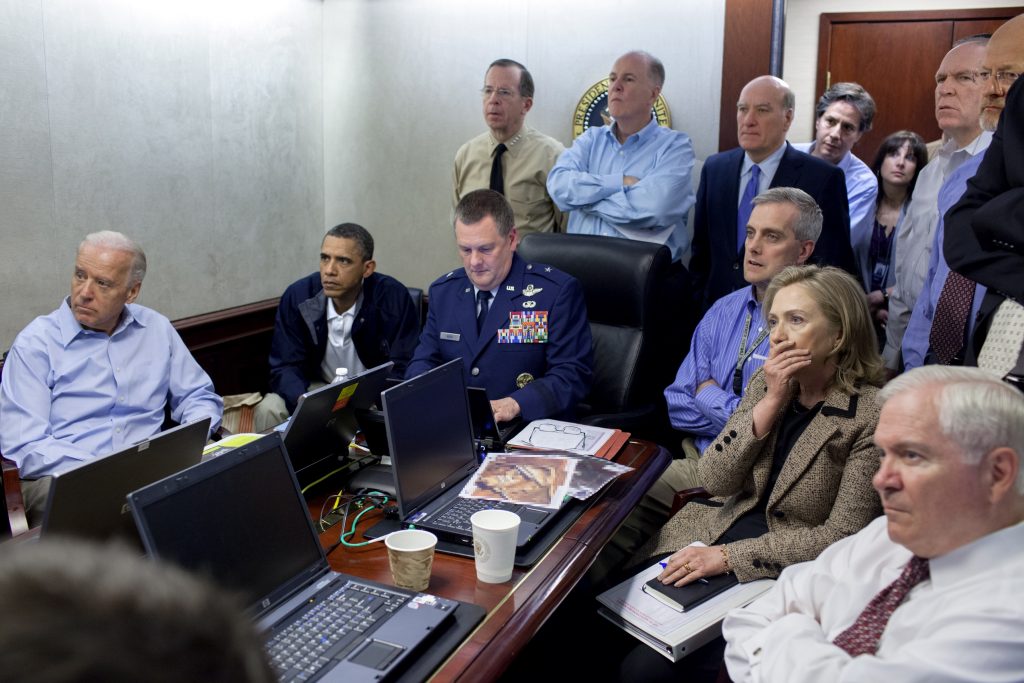 A still from The Situation Room in The Way I See It