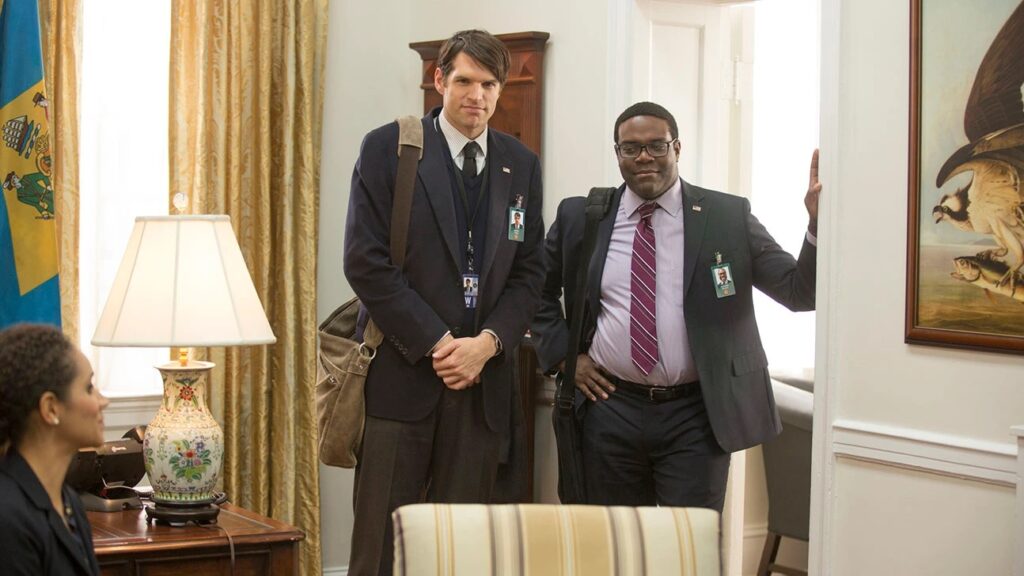 Timothy Simons and Sam Richardson in Veep.