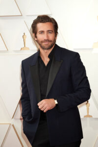 Jake Gyllenhaal arrives on the red carpet of the 94th Oscars