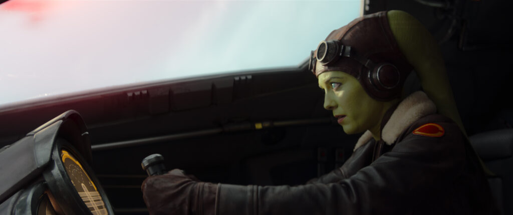 Hera Syndulla (Mary Elizabeth Winstead) in Star Wars: Ahsoka.