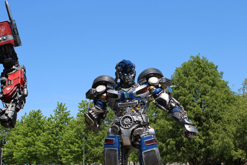 Mirage, one of three Transformers at Navy Pier in Chicago.