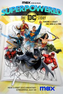 Superpowered: The DC Story key art.