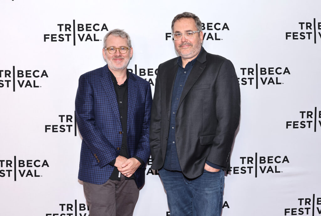 Directors Morgan Neville and Jeff Malmberg attend The Saint Of Second Chances premiere during the 2023 Tribeca Festival at SVA Theatre on June 11, 2023 in New York City.