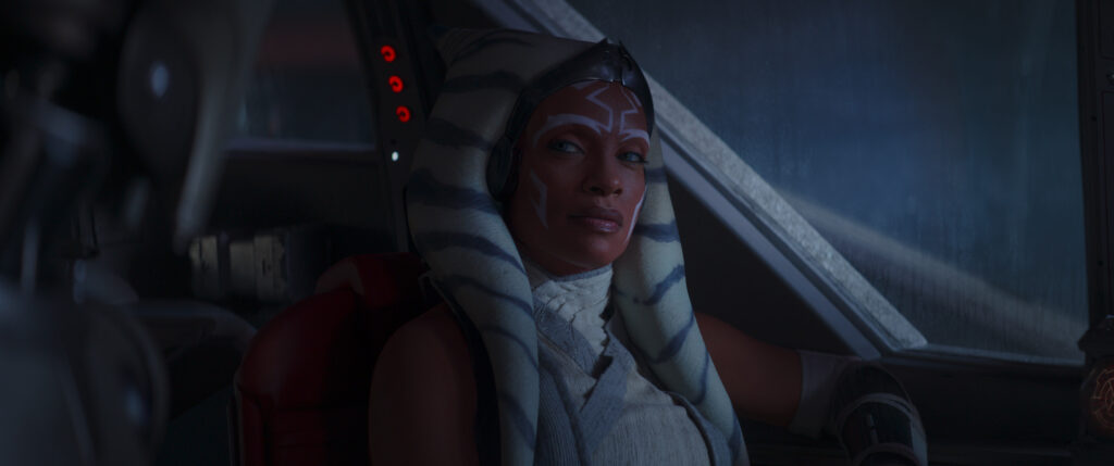 Ahsoka Tano (Rosario Dawson) in STAR WARS: AHSOKA, exclusively on Disney+.