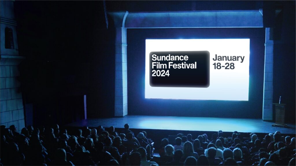 2024 Sundance Film Festival in theater image. 