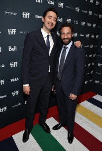 L-R: Will Tracy and Seth Reiss at Searchlight Pictures' The Menu Toronto International Film Festival Premiere on Saturday, September 10, 2022.