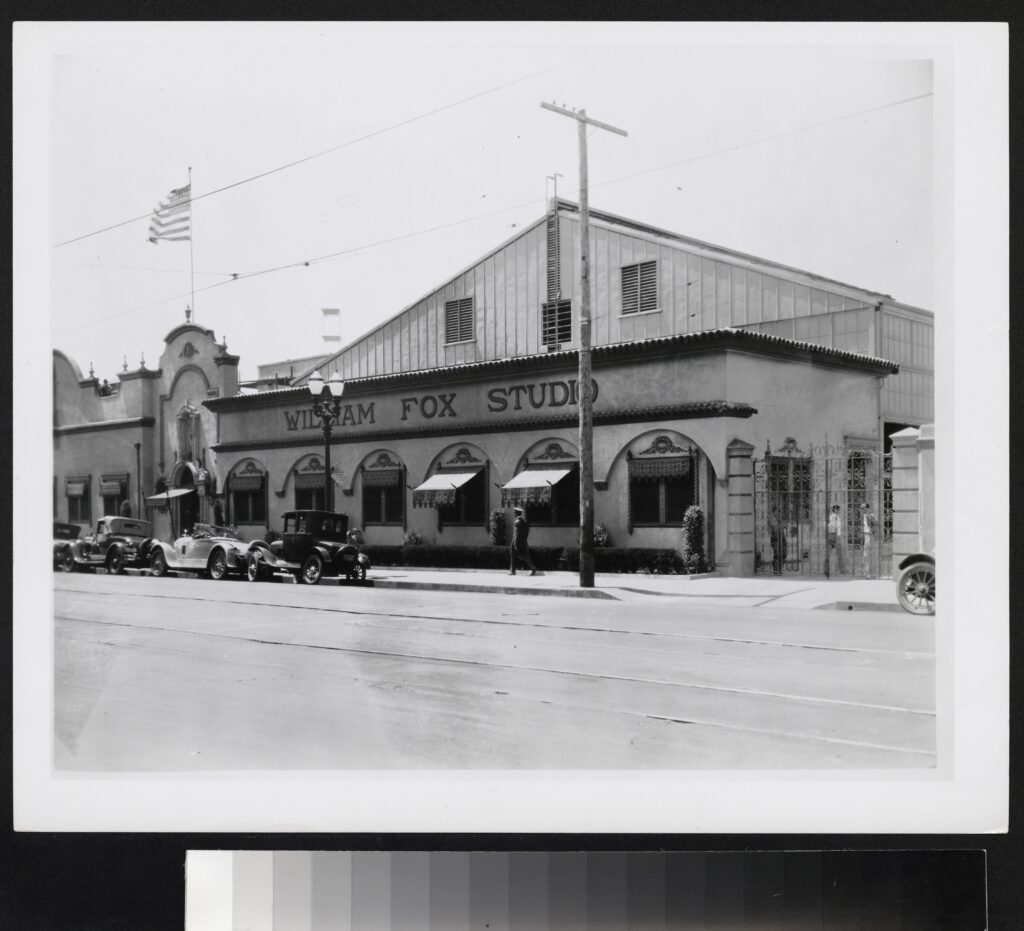 Fox Film Corporation studios, 1920s.