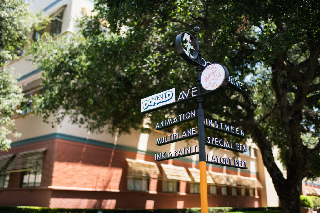 Donald Ave on the Walt Disney Studio Lot.