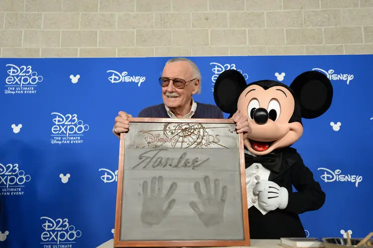 Stan Lee and Mickey Mouse