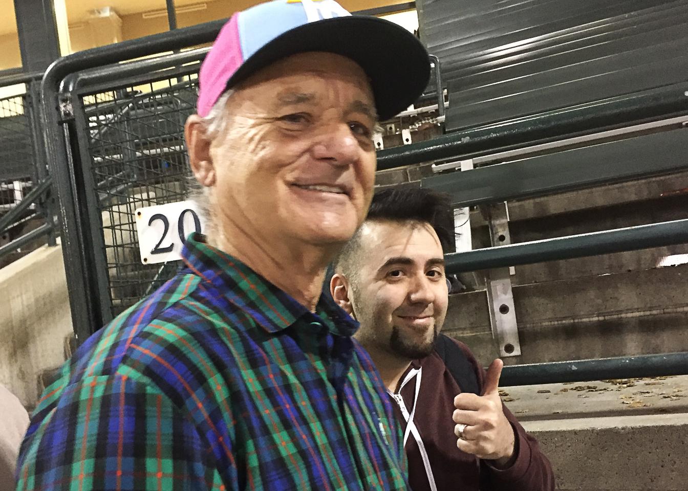Bill Murray and Tommy Avallone in The Bill Murray Stories: Life Lessons Learned from a Mythical Man.