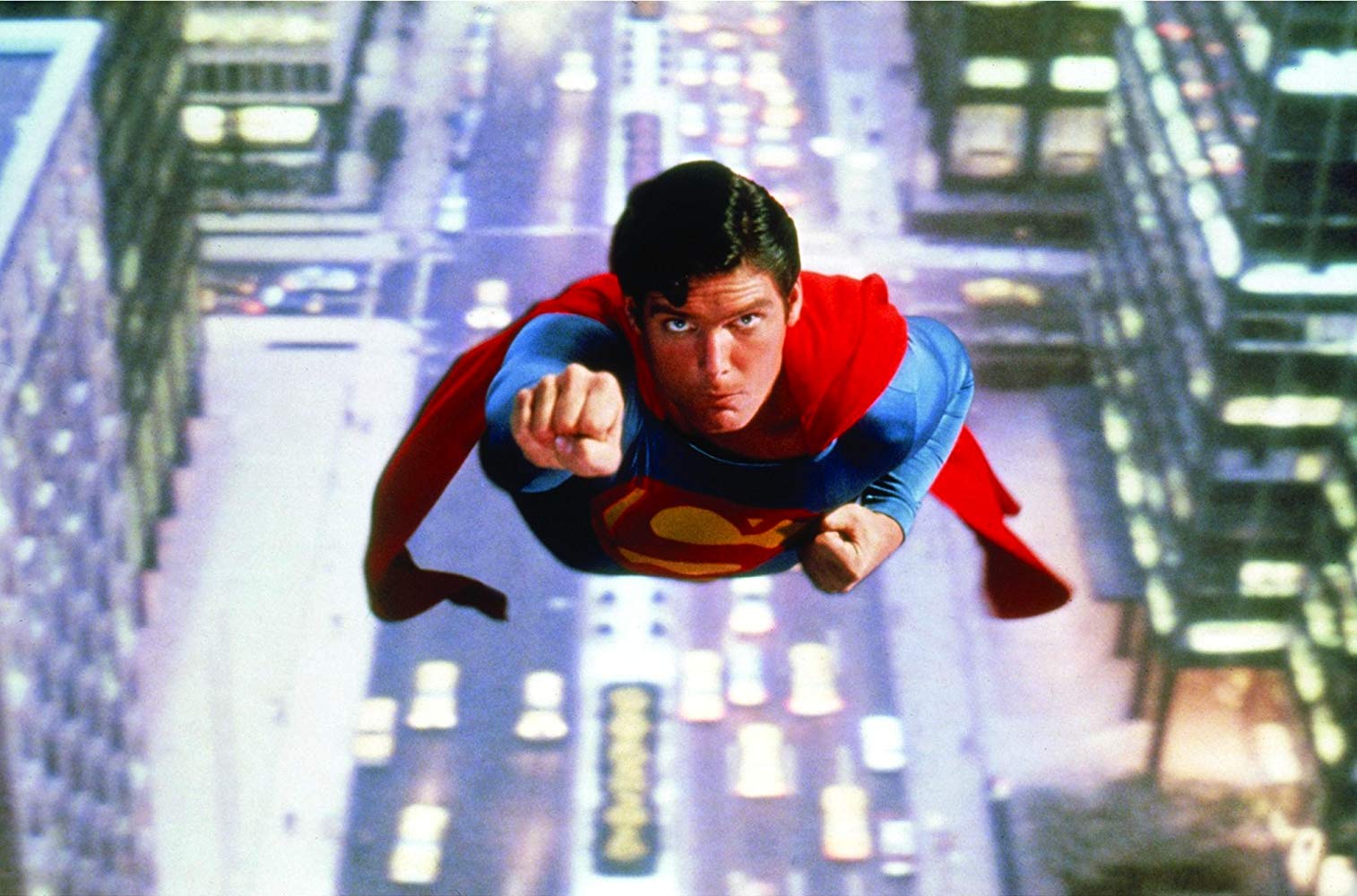 Christopher Reeve in Superman.