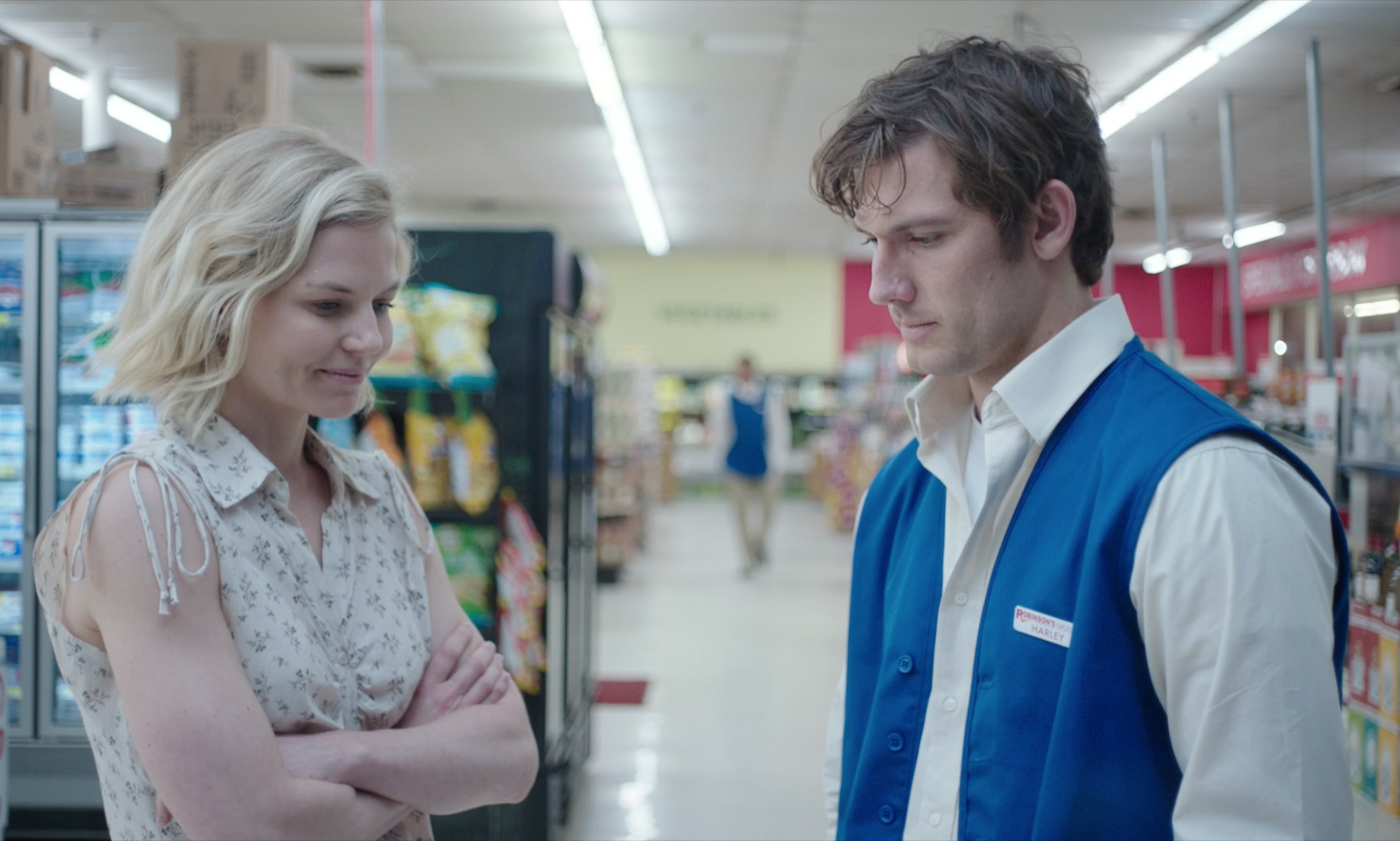 Jennifer Morrison and Alex Pettyfer in Back Roads.