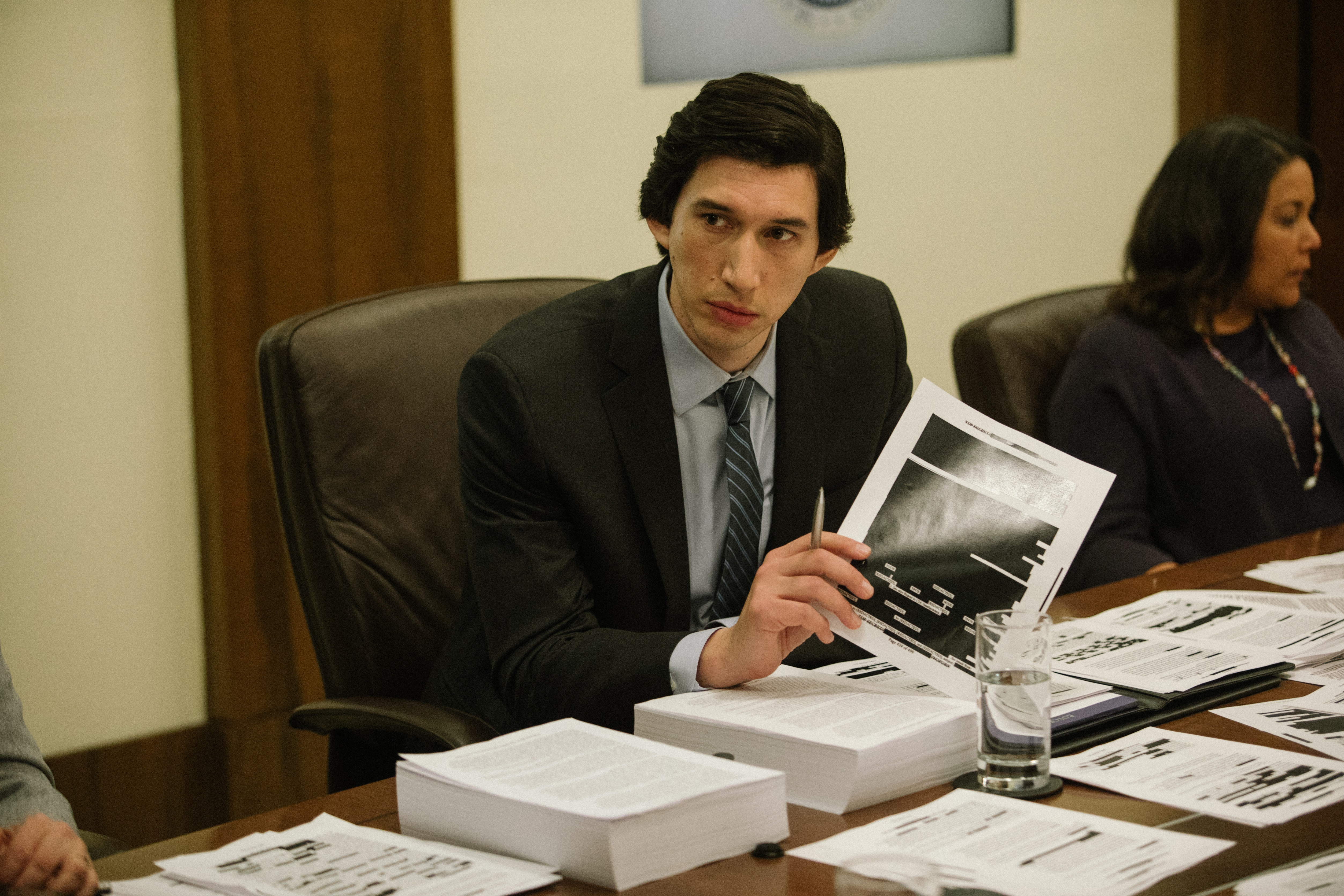 Adam Driver appears in The Report by Scott Z. Burns, an official selection of the Premieres program at the 2019 Sundance Film Festival.