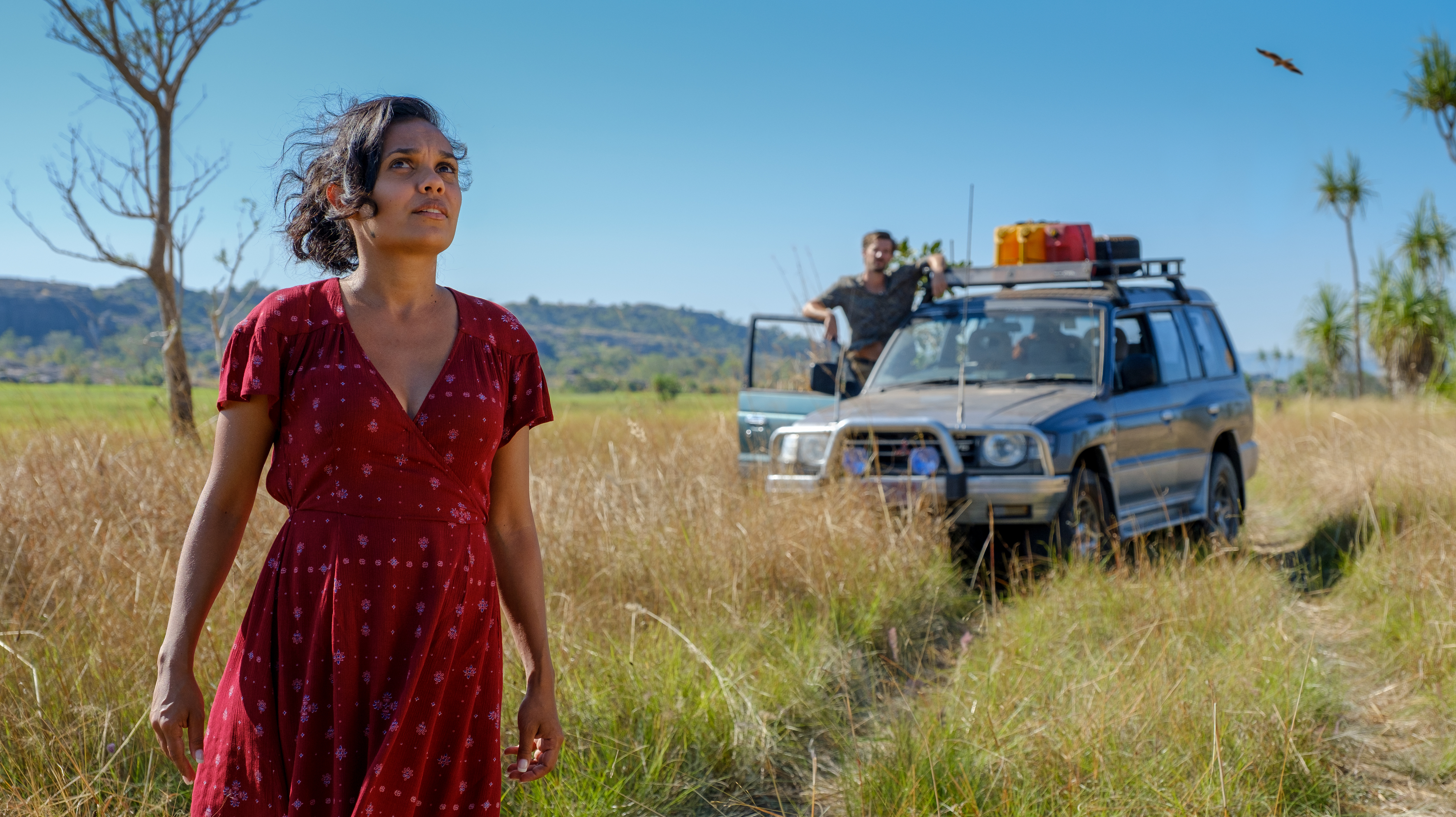 Miranda Tapsell and Gwilym Lee appear in Wayne Blair's Top End Wedding.