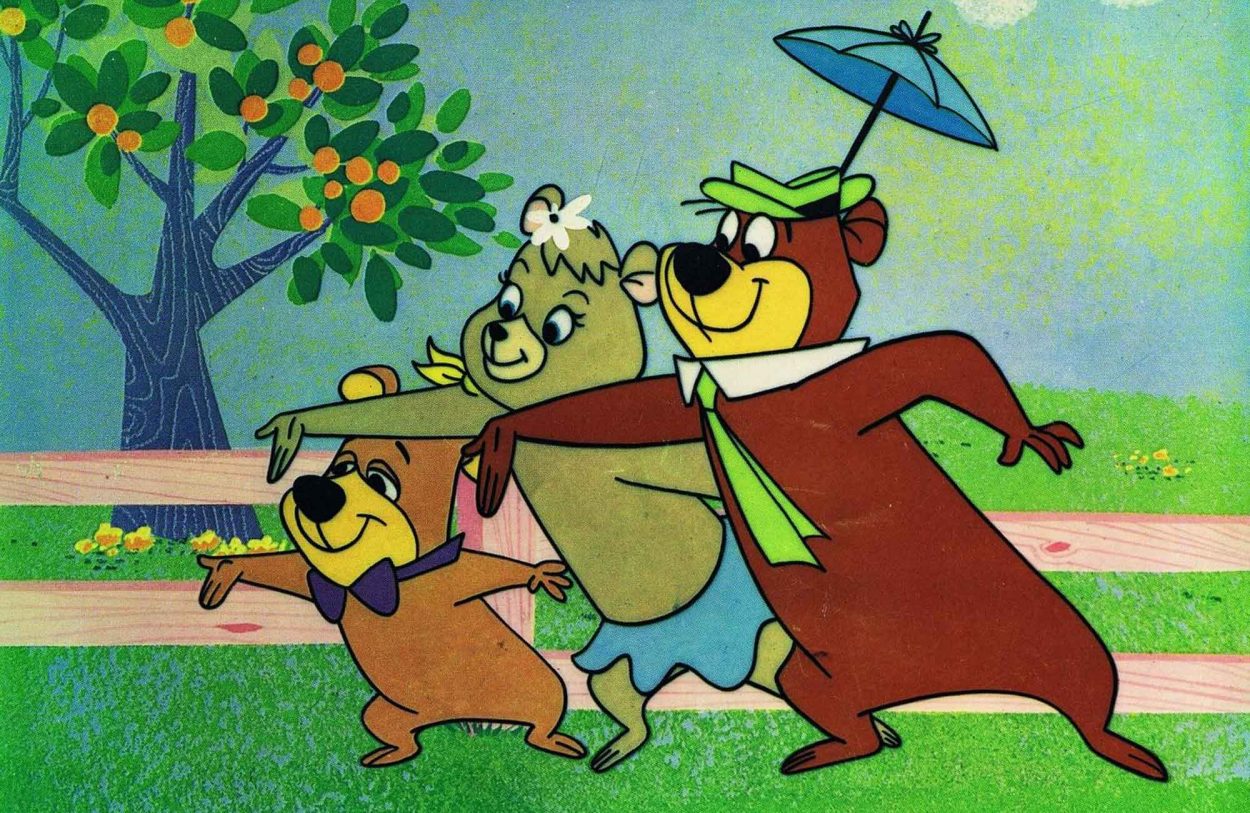 L-R: Boo-Boo Bear, Cindy Bear, and Yogi Bear in Hey There, It's Yogi Bear!