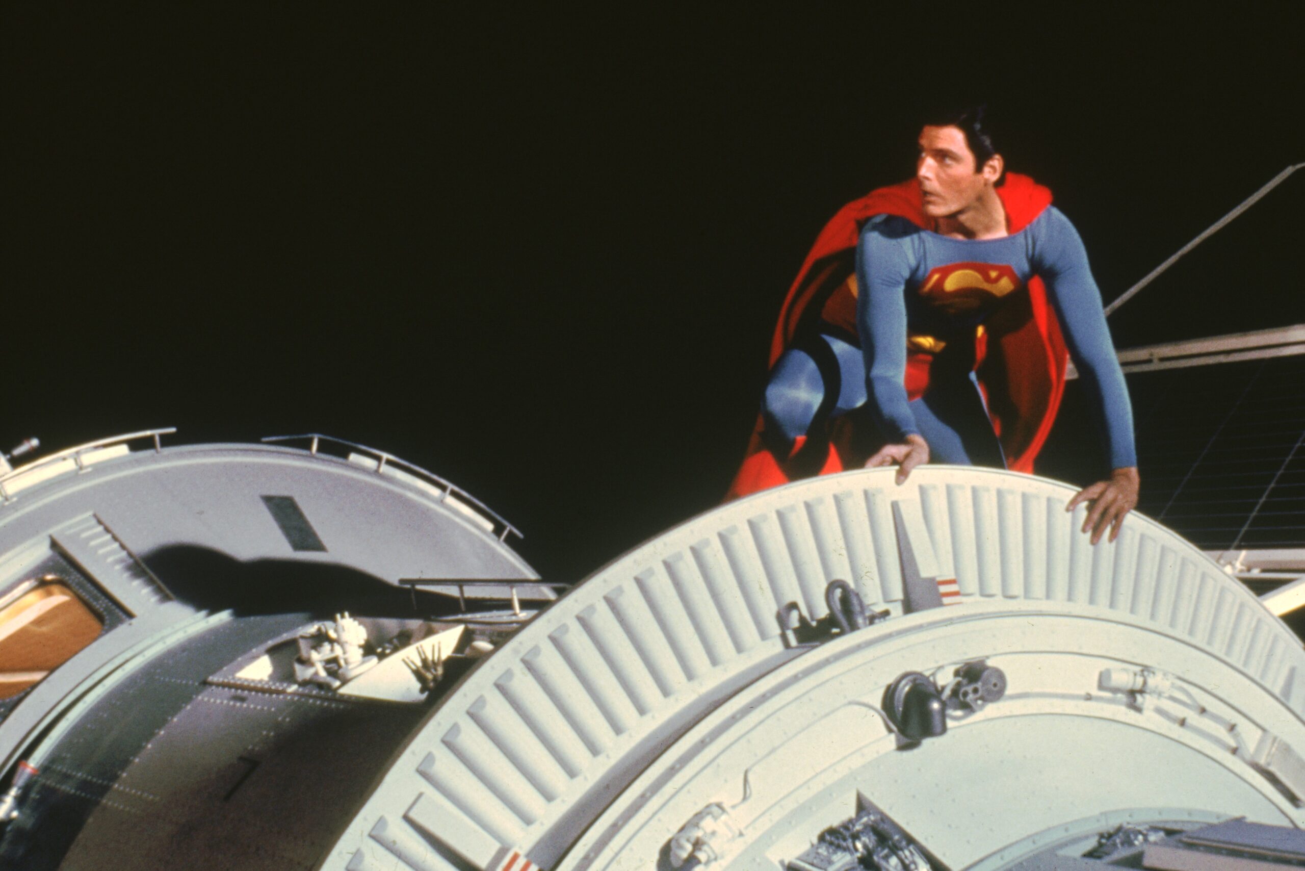 Superman (Christopher Reeve) in Superman IV: The Quest for Peace.