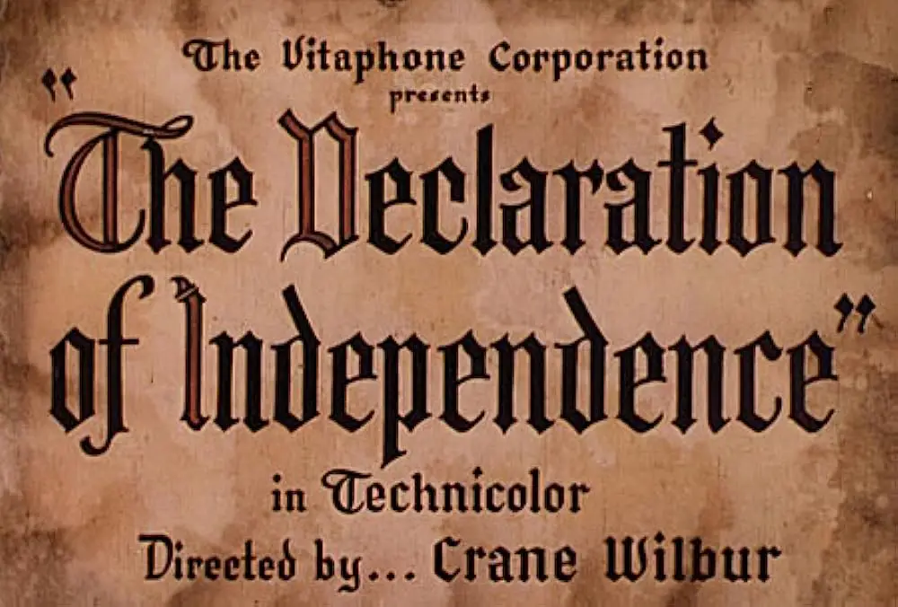 The Declaration of Independence: A Patriotic Short Film