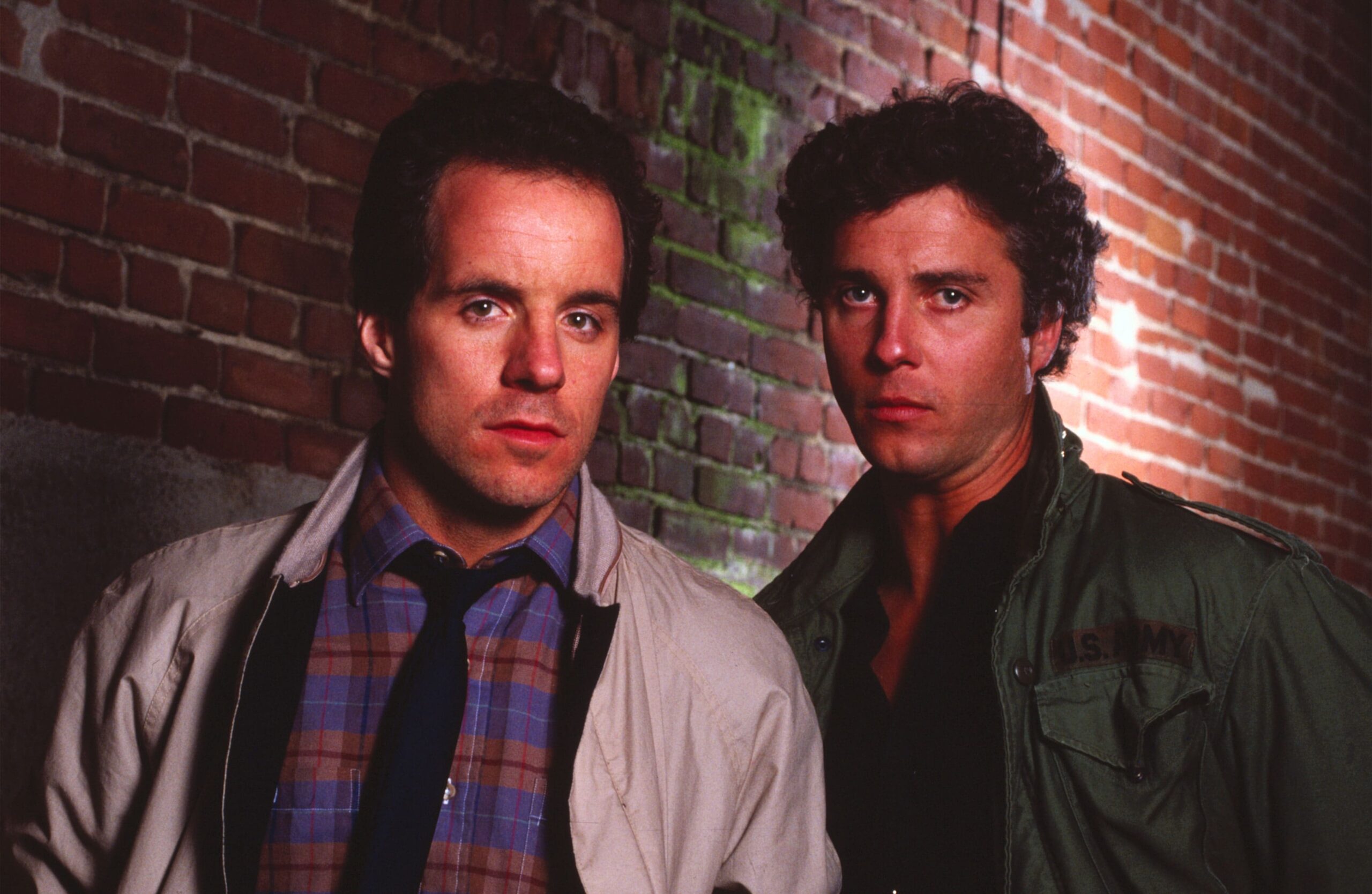 John Pankow and William Petersen in To Live and Die in L.A.