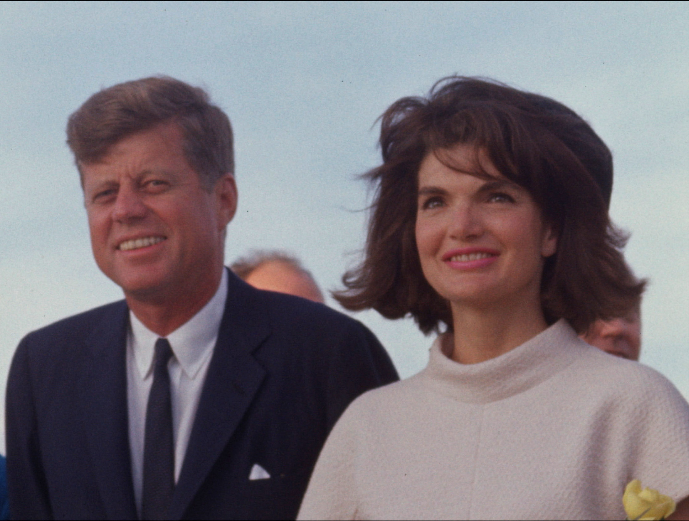 President John F. Kennedy and first lady Jaqueline Kennedy are pictured while on the campaign trail in San Antonio, Nov. 21, 1963. JFK: One Day in America