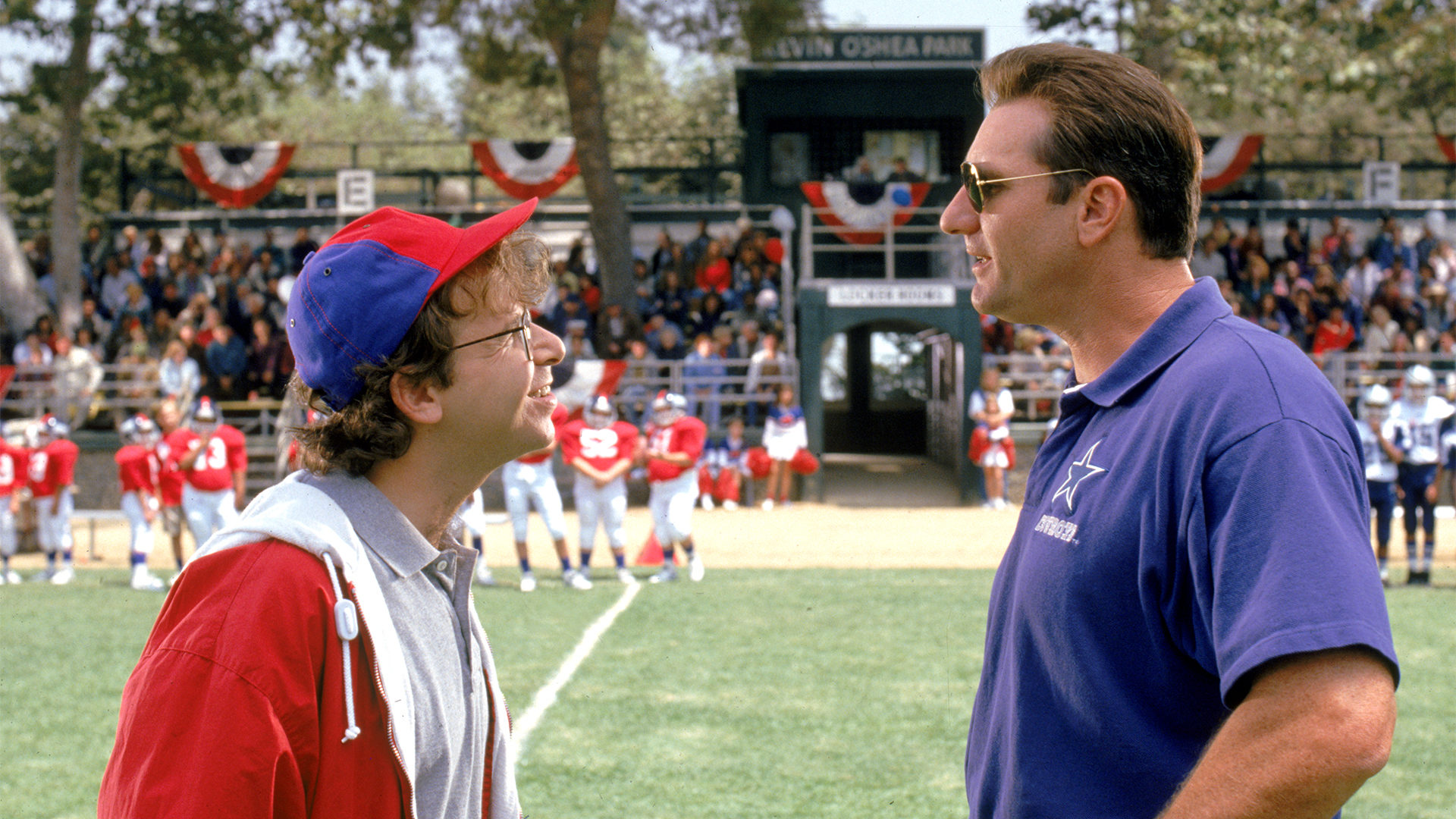 Rick Moranis and Ed O'Neill in Little Giants.