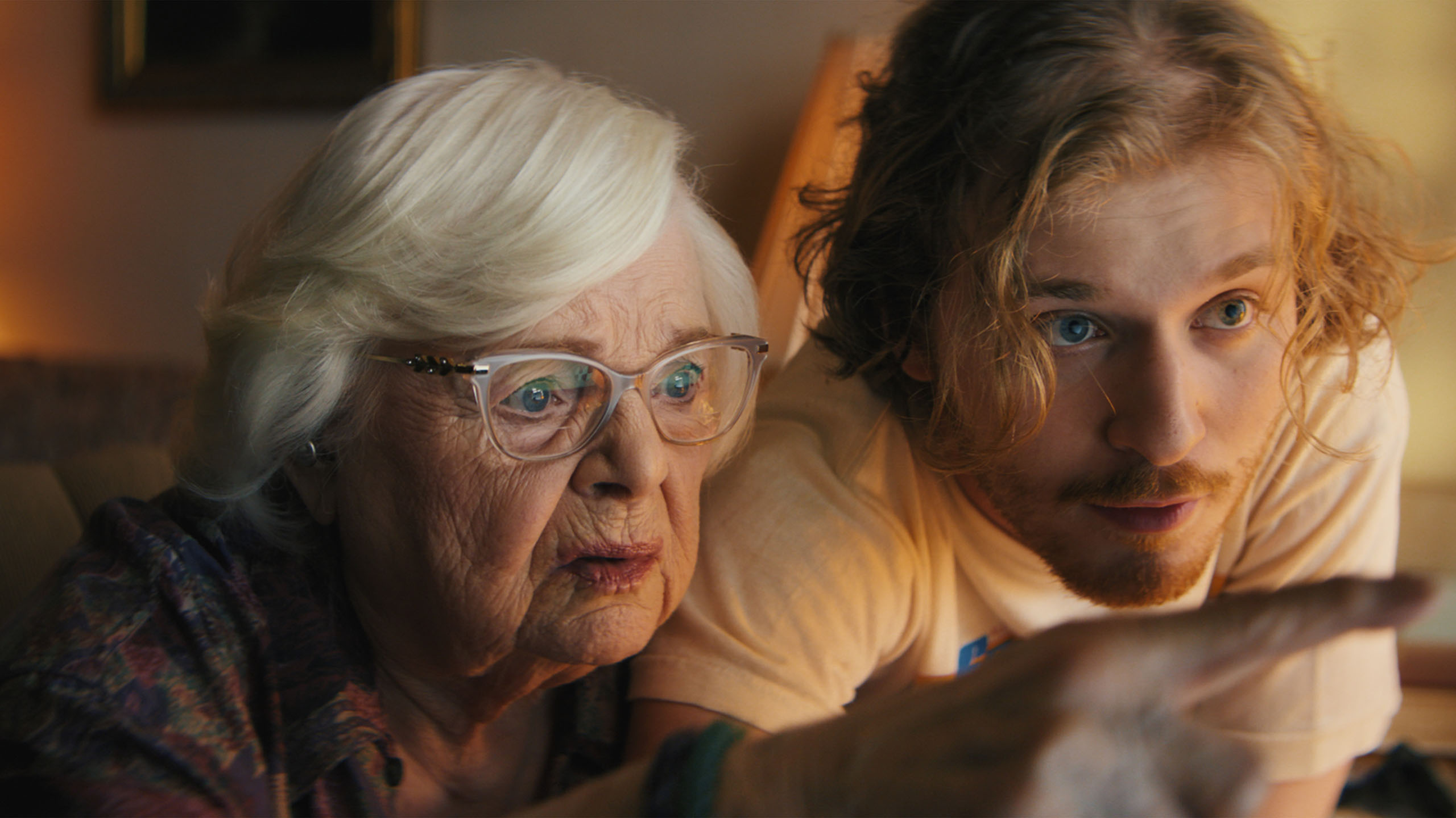 June Squibb and Fred Hechinger appear in Thelma by Josh Margolin, an official selection of the Premieres program at the 2024 Sundance Film Festival.
