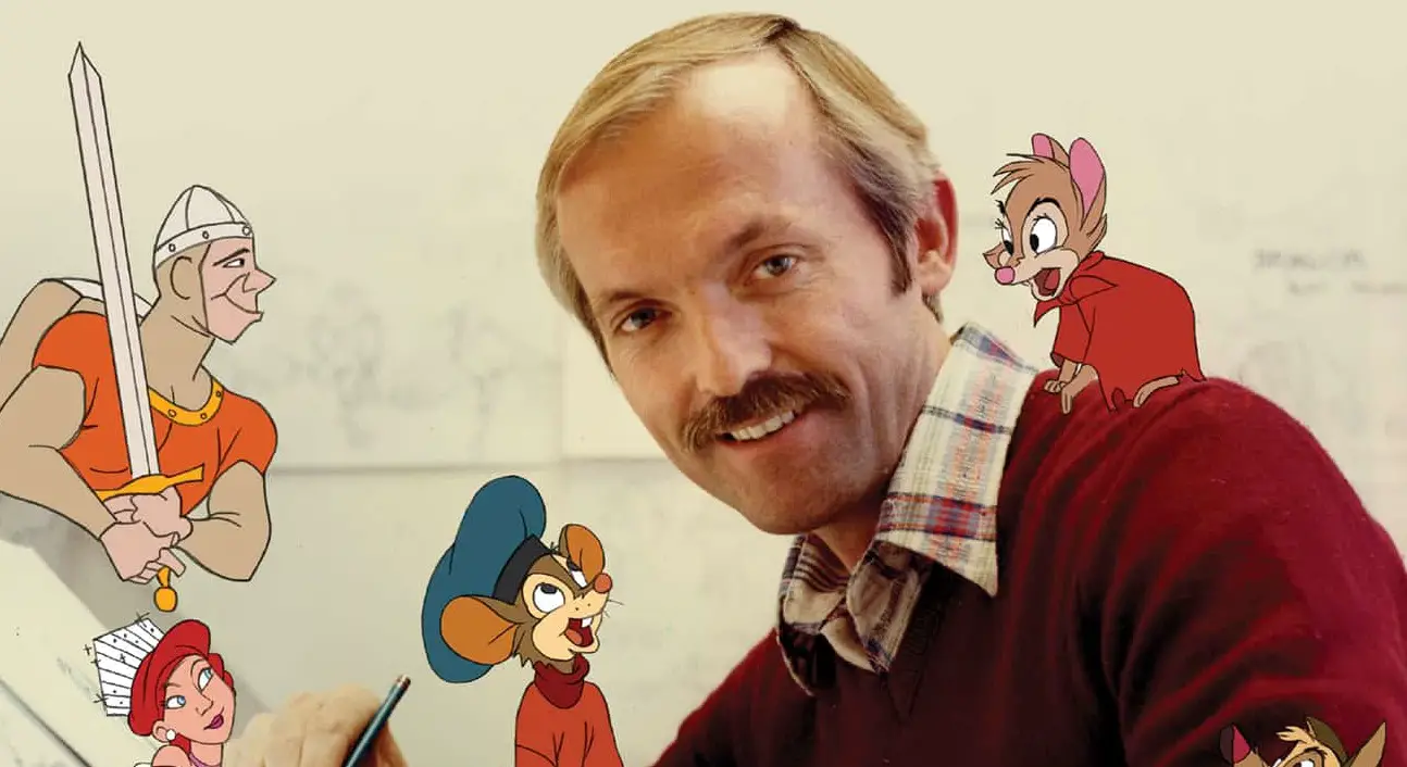 Don Bluth on the cover of Somewhere Out There