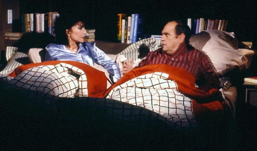 Suzanne Pleshette and Bob Newhart in the series finale of Newhart.