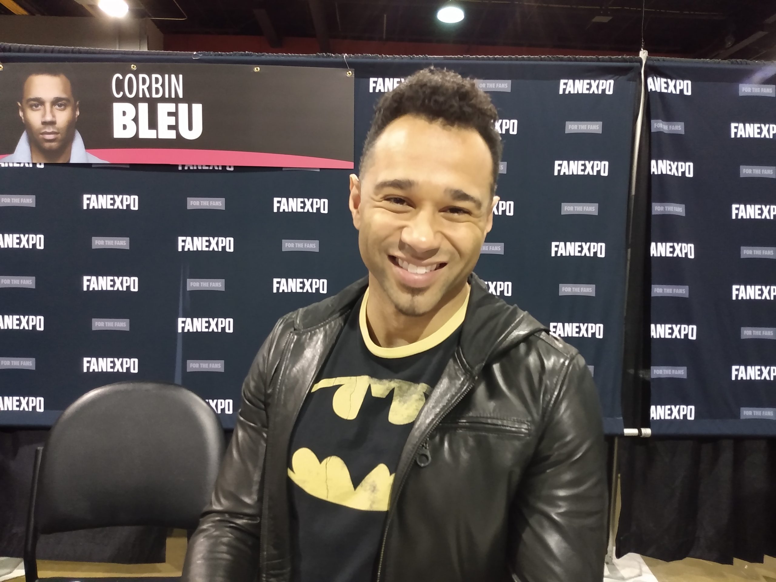 Corbin Bleu attends Fan Expo Chicago on August 18, 2024.