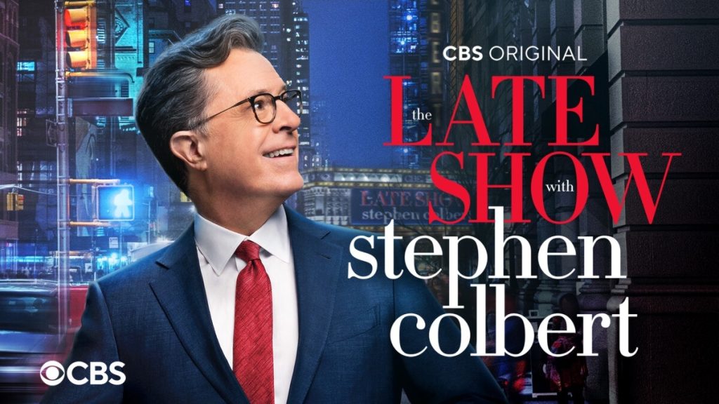 The Late Show with Stephen Colbert artwork.