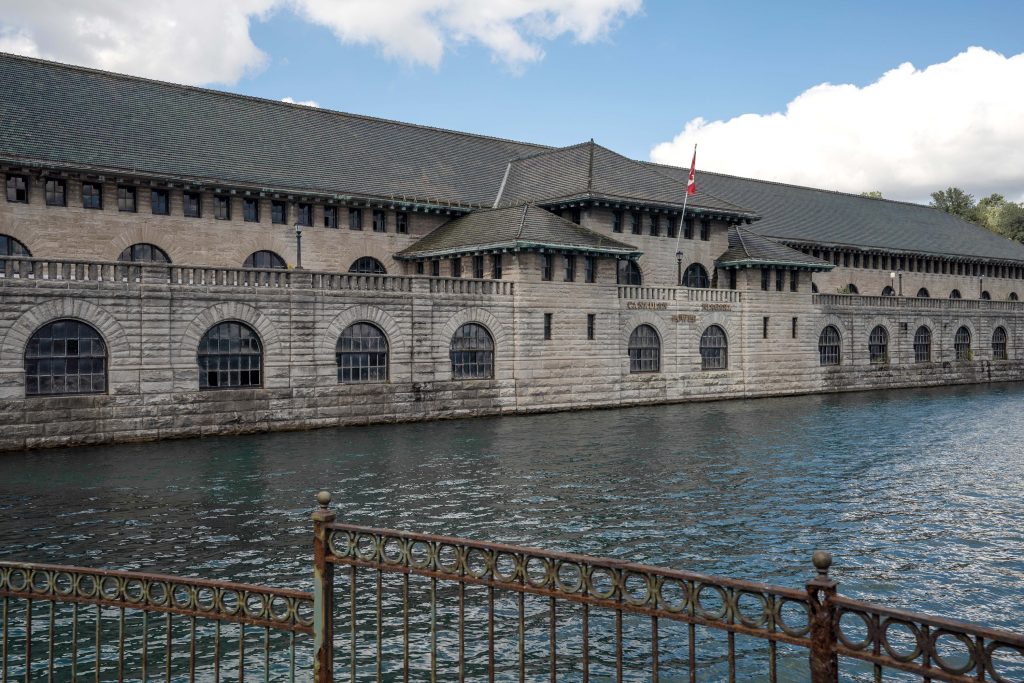 Niagara Parks Power Station along the Niagara River.