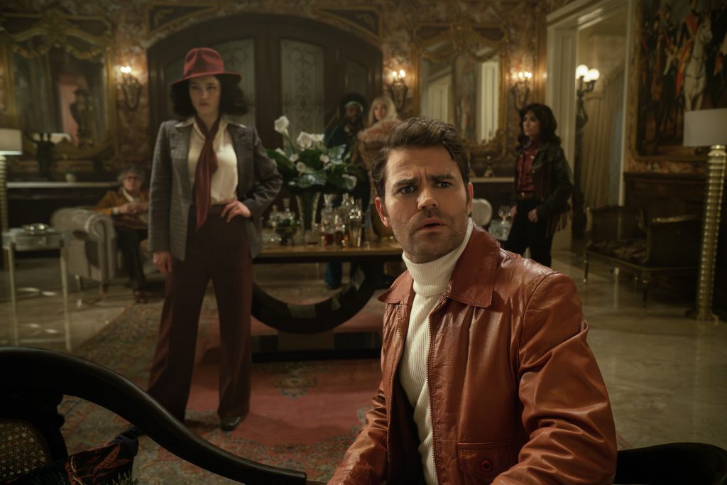 Christina Chong as La'an and Paul Wesley as Kirk in Star Trek: Strange New Worlds streaming on Paramount+, 2025.