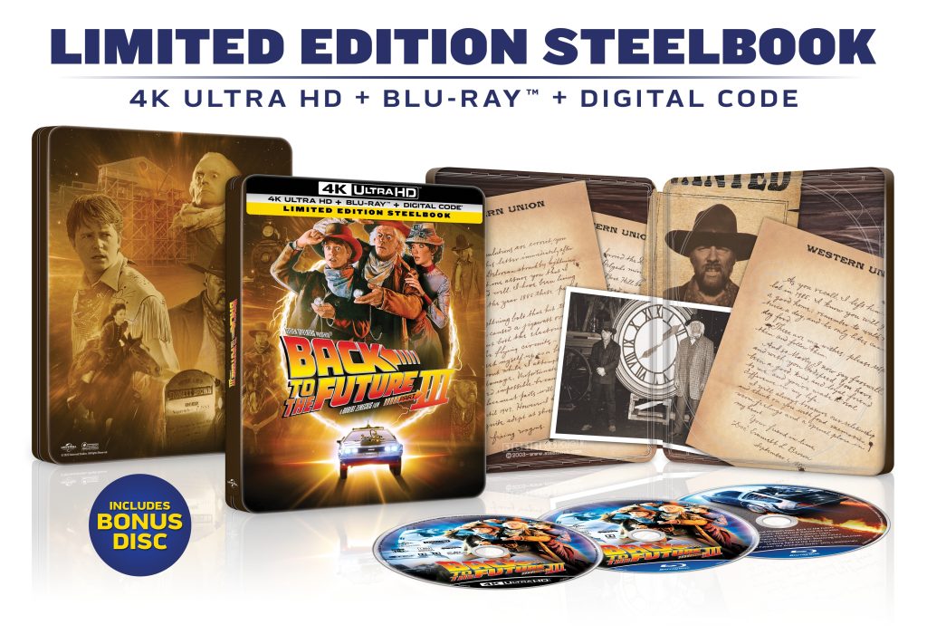 Back to the Future Part III Limited Edition Steelbook.