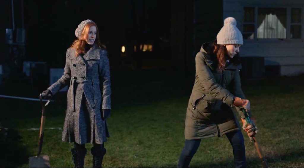 Elizabeth Ness and Elana Safar in The Unburdened.