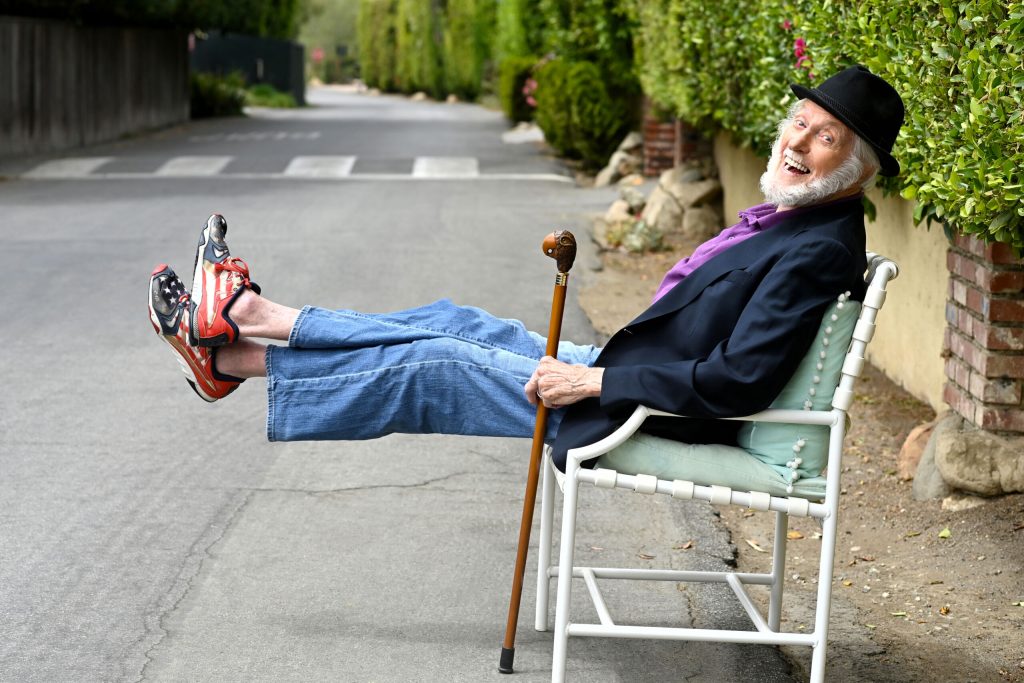 A still from Starring Dick Van Dyke: Actor Dick Van Dyke photographed in Malibu, California on May 6, 2021.