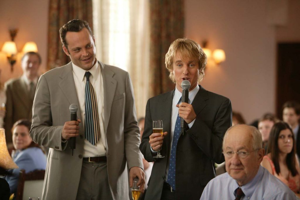 L-R: Vince Vaughn and Owen Wilson in Wedding Crashers.