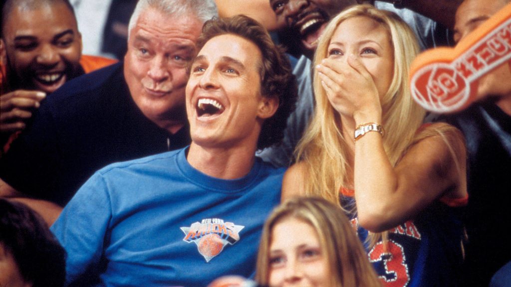Matthew McConaughey and Kate Hudson in How to Lose a Guy in 10 Days.