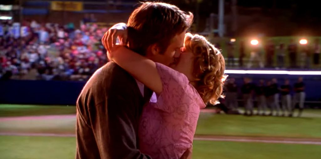 Michael Vartan and Drew Barrymore in Never Been Kissed.