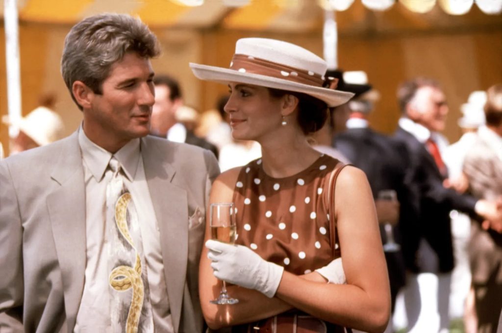 Richard Gere and Julia Roberts in Pretty Woman.